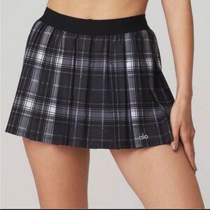 ALO Yoga Legacy Plaid Varsity Tennis Skirt
